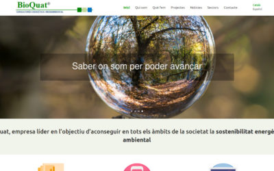 Web corporativa per a empresa de consultoria energètica